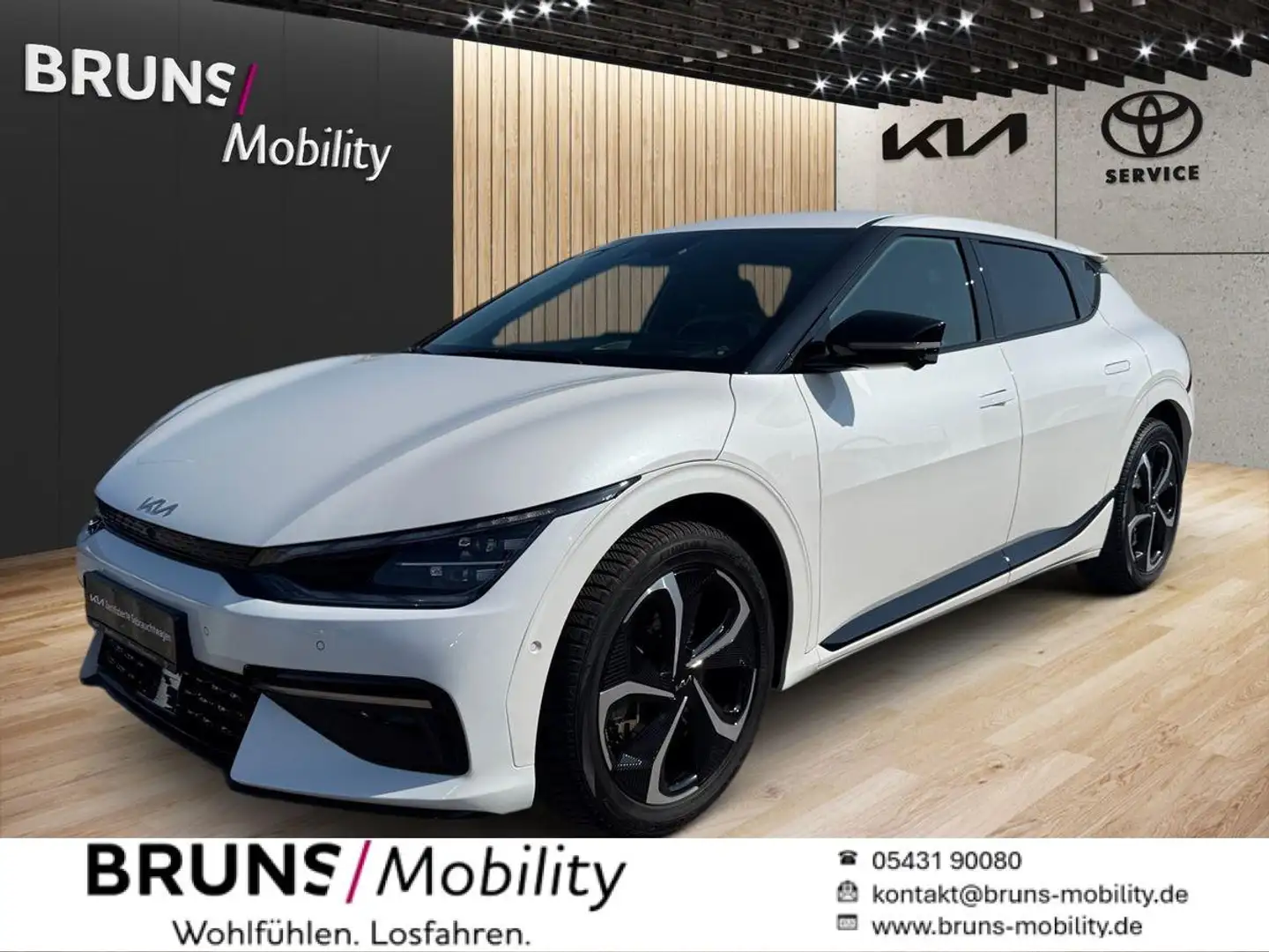 Kia EV6 GT-Line AWD WP ASS+ SND DESIGN Weiß - 1