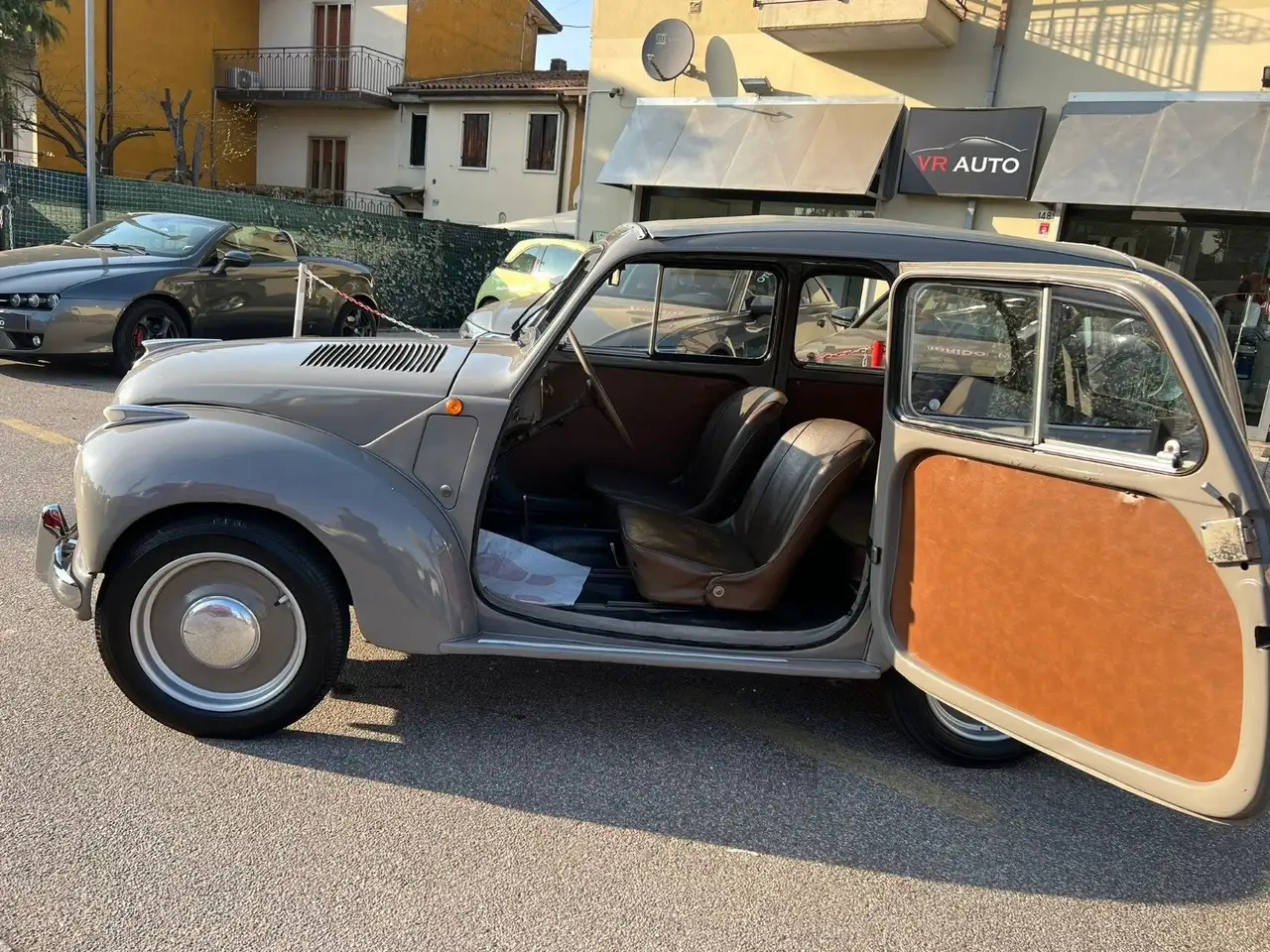 Fiat 500C Cabrio TOPOLINO / GIARDINETTA - targhe NERE, foto 6