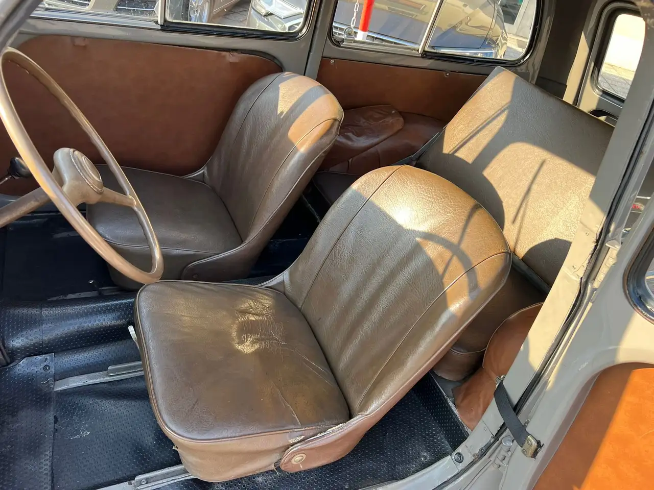 Fiat 500C Cabrio TOPOLINO / GIARDINETTA - targhe NERE, foto 8