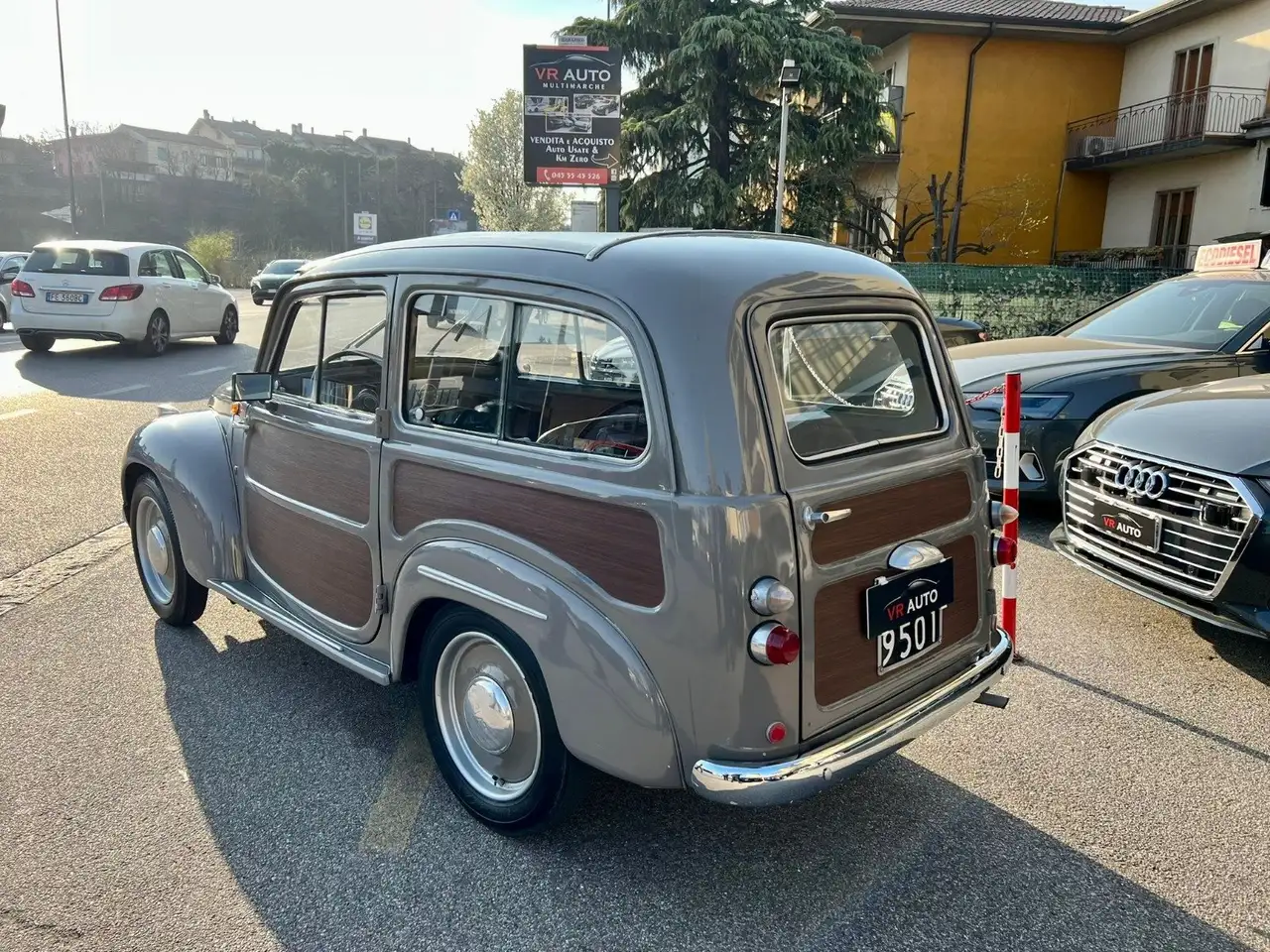 Fiat 500C Cabrio TOPOLINO / GIARDINETTA - targhe NERE, foto 3