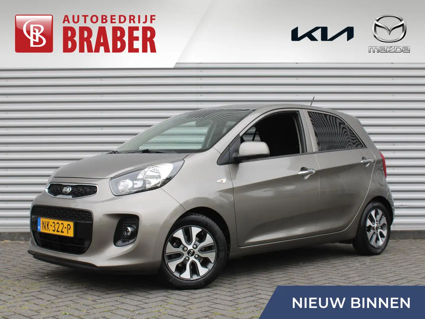 Kia Picanto 1.0 CVVT ComfortPlusLine Navigator | Navi | Airco Grijs - 1