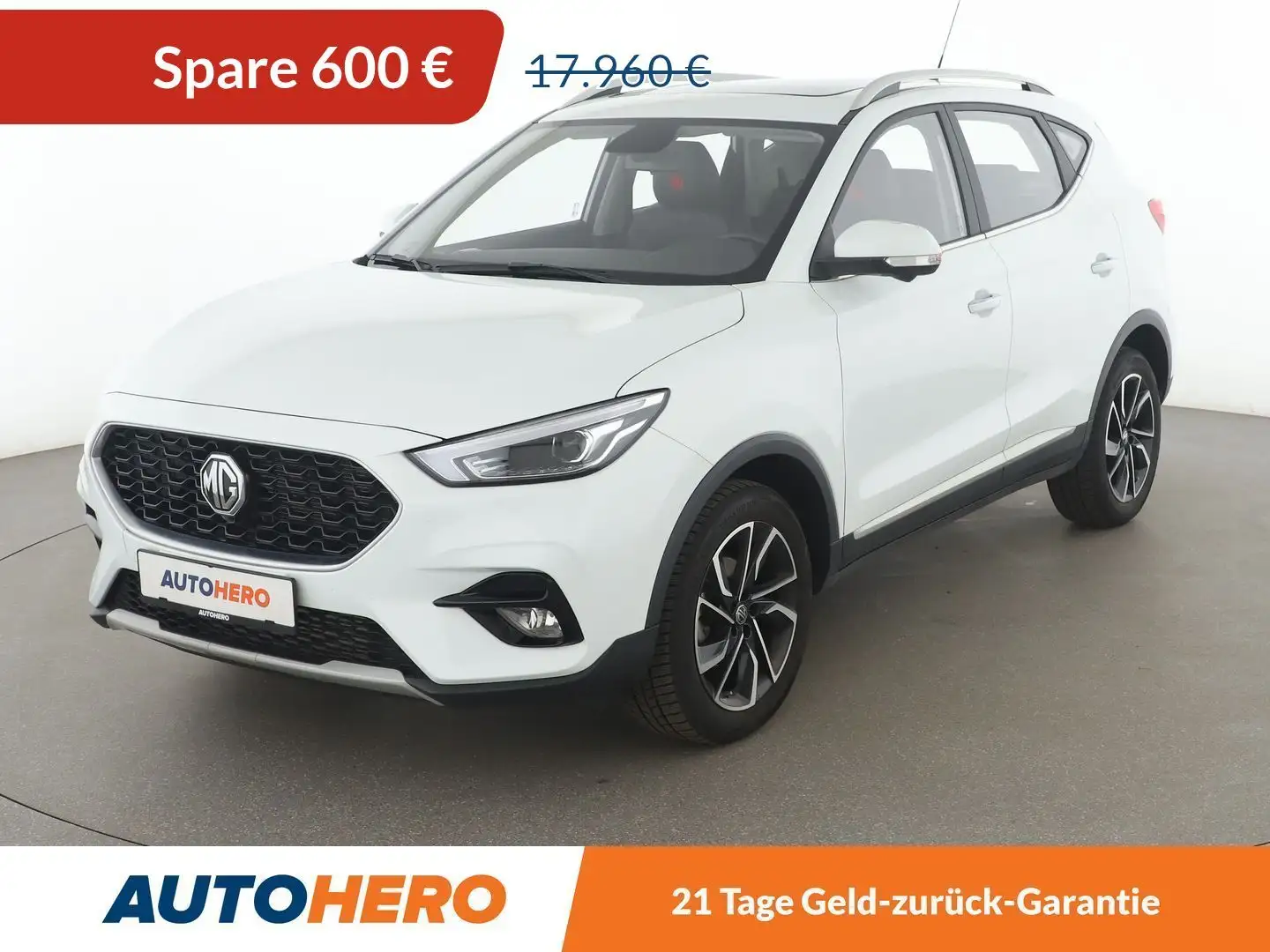 MG ZS 1.0 T-GDI Luxury Aut.*NAVI*LED*TEMPO*CAM*PDC*SHZ* Weiß - 1