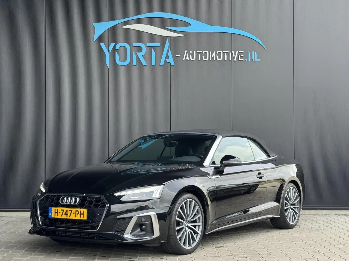 Audi A5 Cabriolet 40 TFSI 3x S Line NL AUTO*VIRTUAL*FACELI Noir - 1