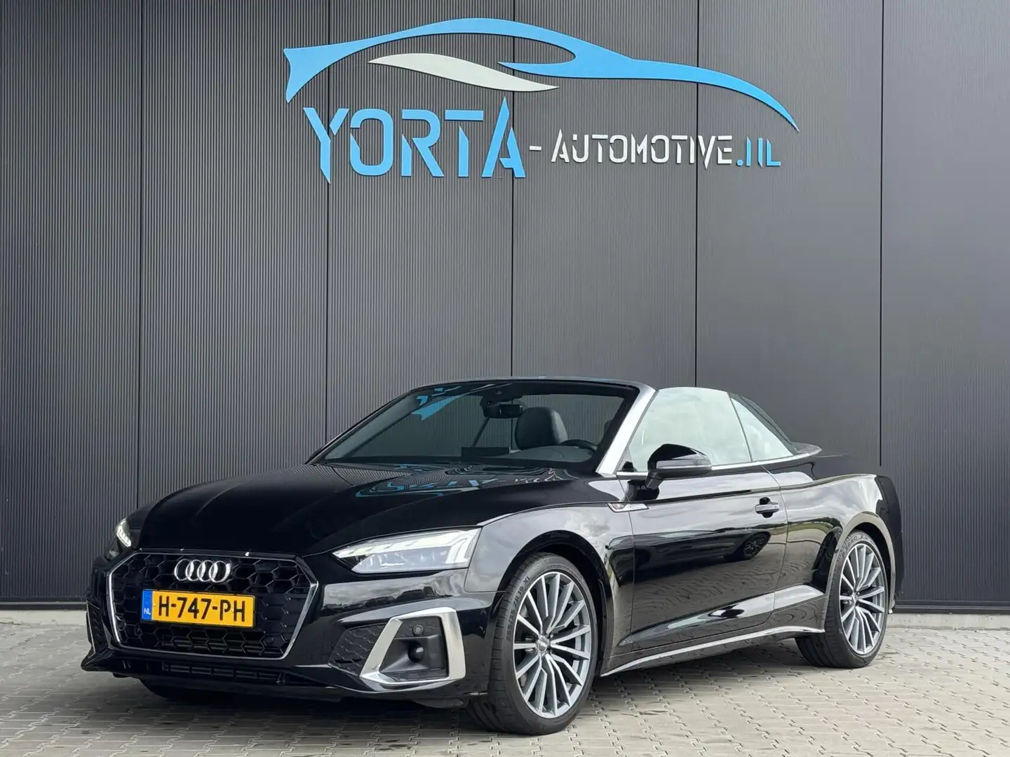 Audi A5 Cabriolet 40 TFSI 3x S Line NL AUTO*VIRTUAL*FACELI Noir - 2