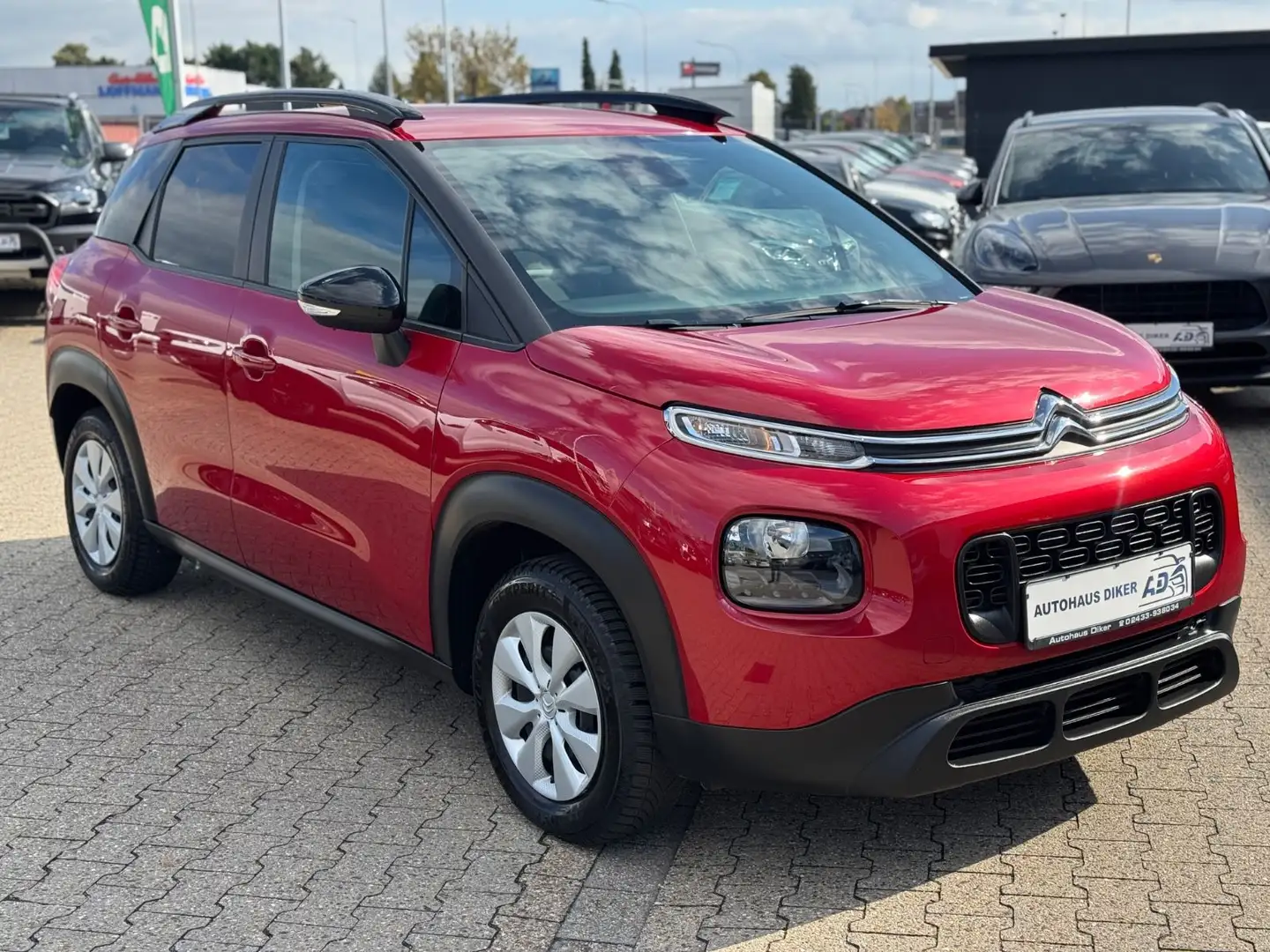 Citroen C3 Aircross Live Euro6,Klima,PDC Rot - 2