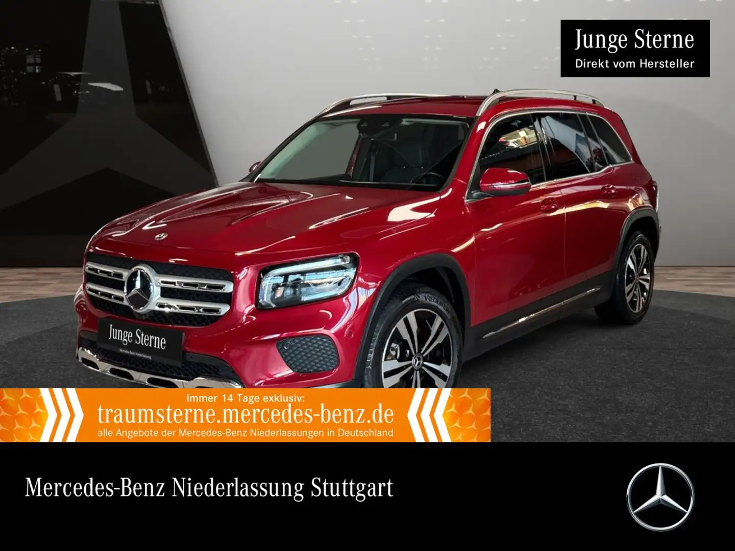 Mercedes-Benz GLB 220 d PROGRESSIVE+MULTIBEAM+KAMERA+8G Rot - 1