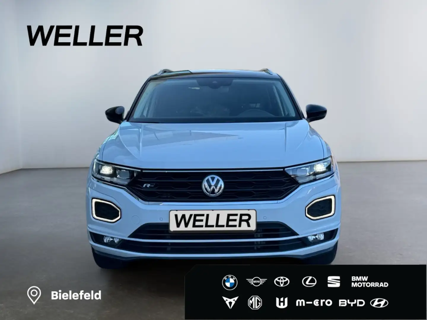 Volkswagen T-Roc 1.5 TSI DSG Style *R-Line*19''*LED*AHK*CAM* Weiß - 2