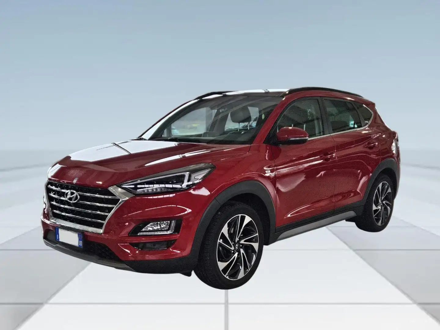 Hyundai TUCSON 1.6 CRDi 136CV 48V 4WD DCT Exellence Rosso - 1