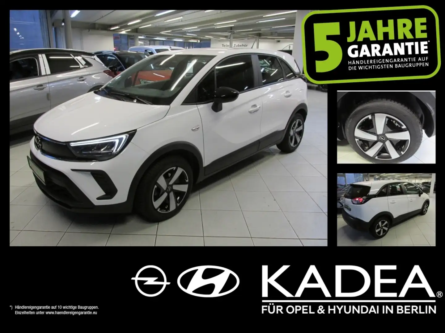 Opel Crossland 1.2 LED,PDC,Carplay,SpurAss.Wenig KM! Wit - 1