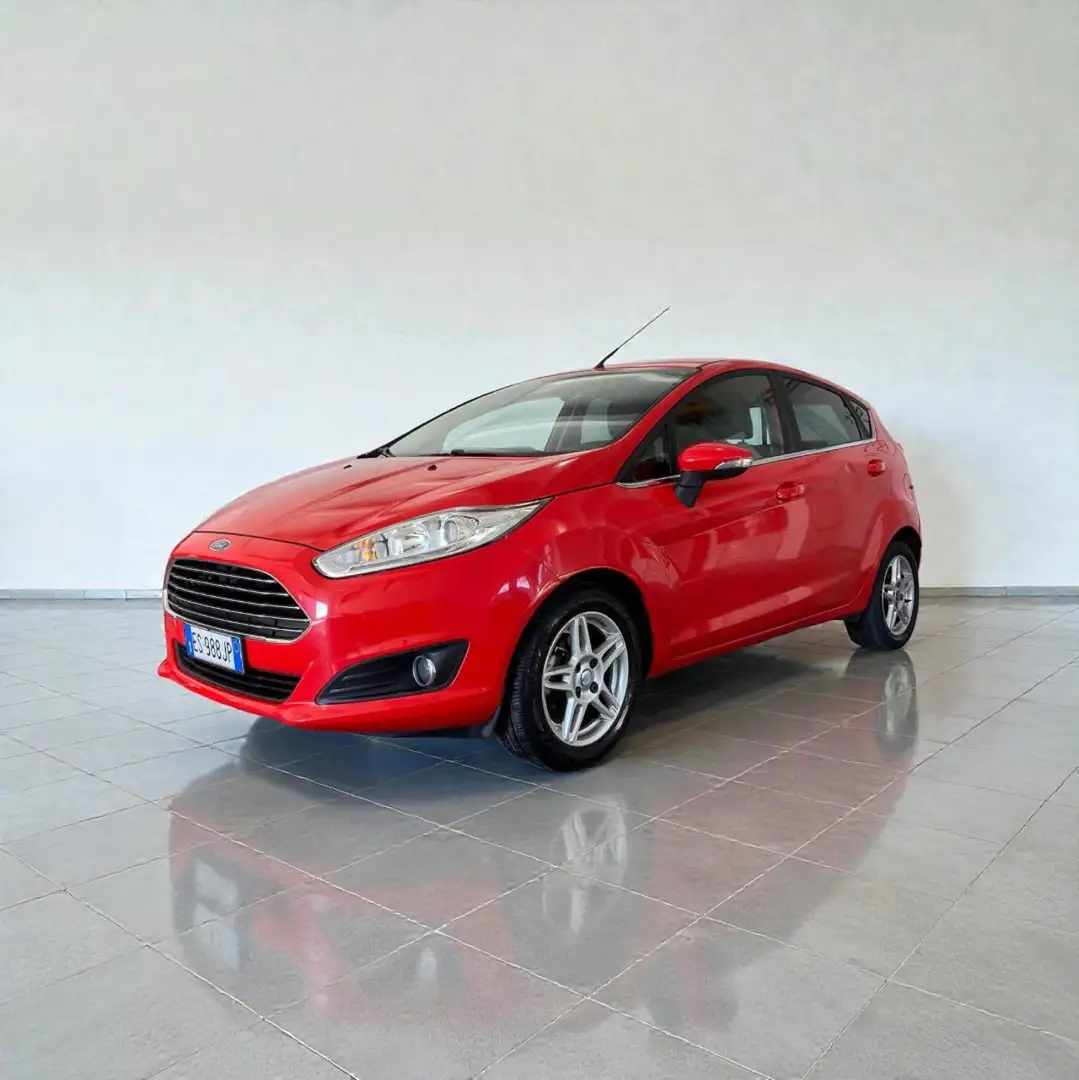 Ford Fiesta 1.4 5p. Bz.- GPL Titanium Rosso - 1