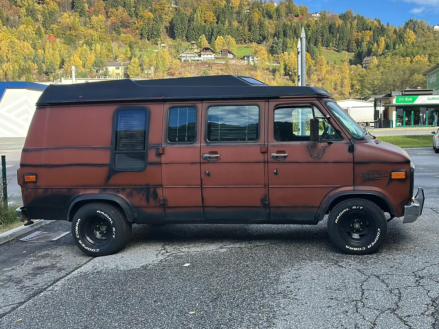 Chevrolet Chevy Van Chevrolet G20 5,7l V8 Brown - 1