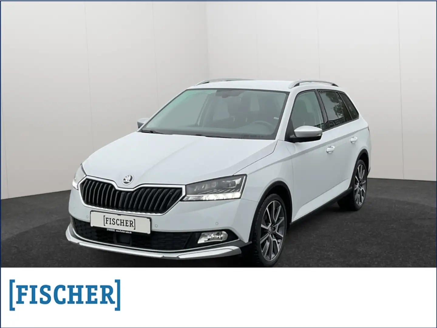 Skoda Fabia Combi 1.0TSI Scoutline LED SHZ GRA PDC vorn & hint Weiß - 1