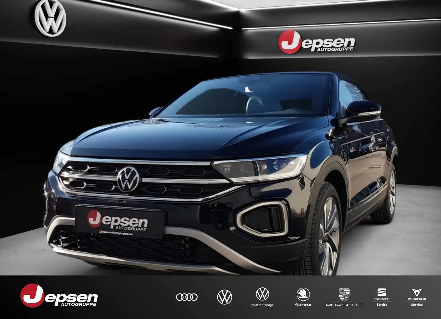 Volkswagen T-Roc Cabriolet GOAL 1.5 l TSI OPF DSG ACC FLA Black - 1