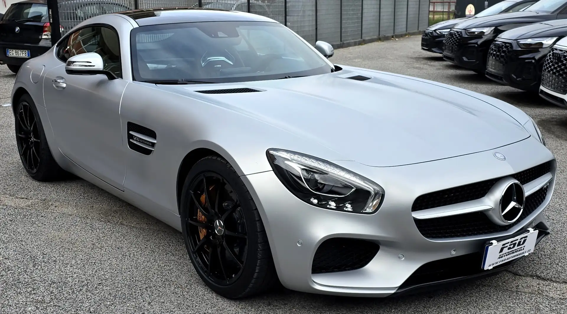 Mercedes-Benz AMG GT 4.0 S 510cv auto Gümüş rengi - 2