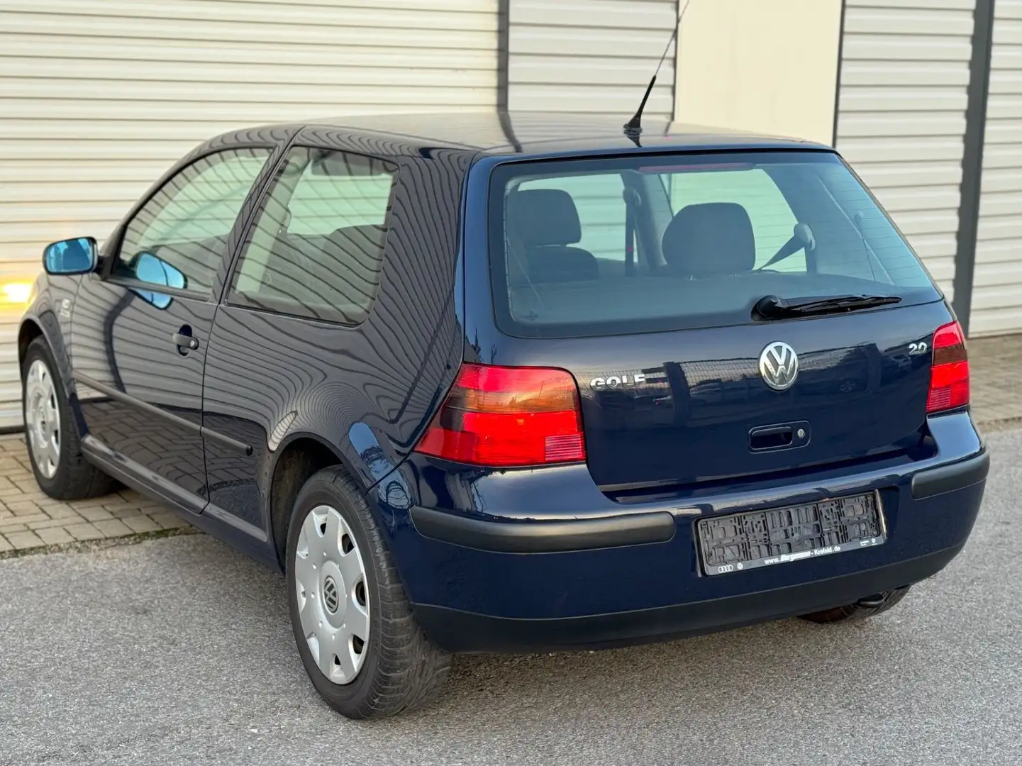 Volkswagen Golf 2.0 1.Hand-35TKM-Scheckheft-Sammler-Klima Blau - 2