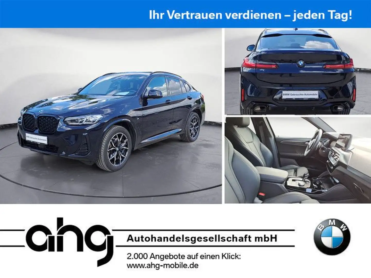 BMW X4 xDrive20i *MSport*Shadow*LiveCockpit*Kamera*H Schwarz - 1