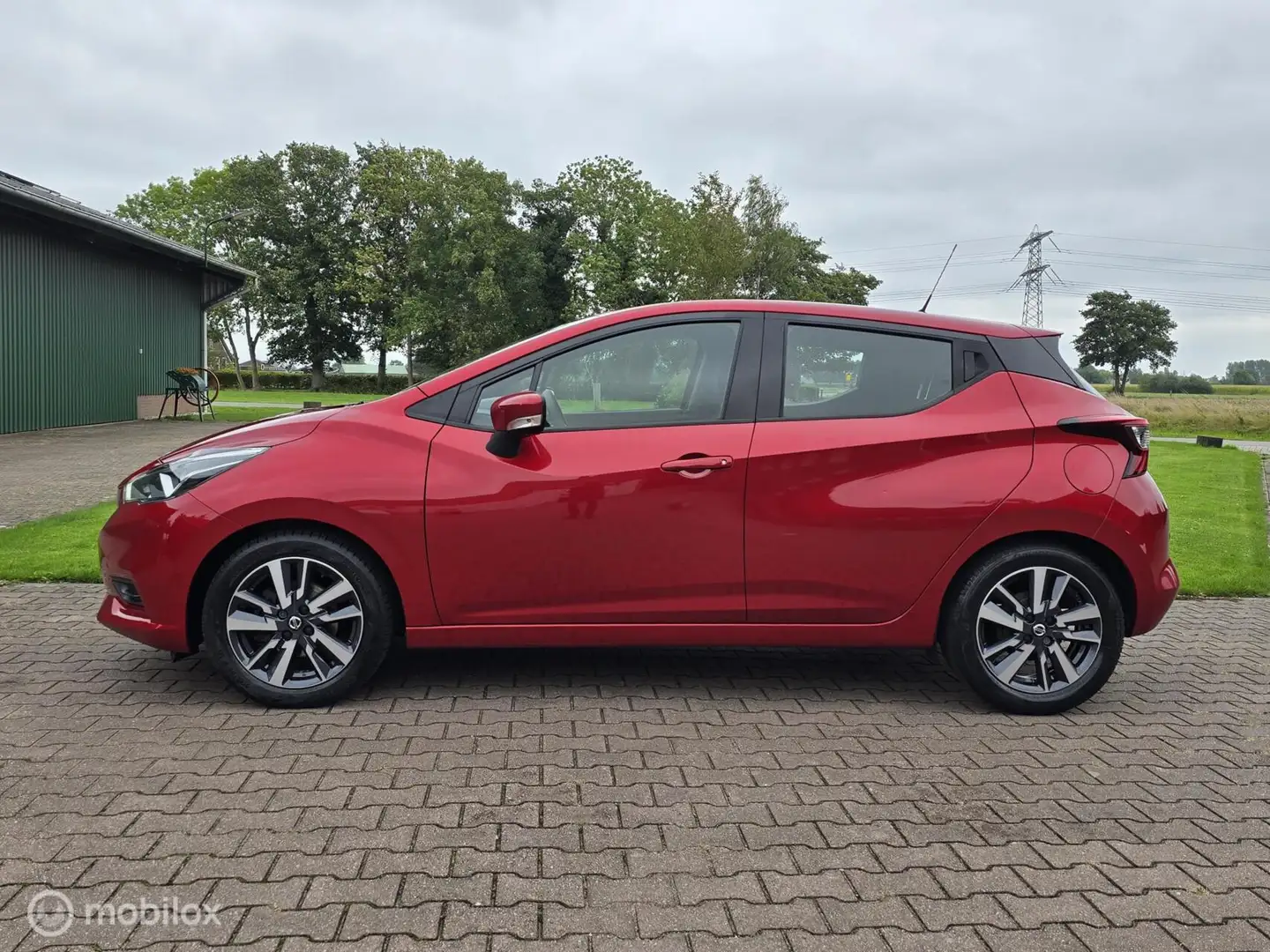 Nissan Micra 0.9 IG-T Acenta/NAVI/CRUISE/PDC/RIJKLAAR Rood - 2