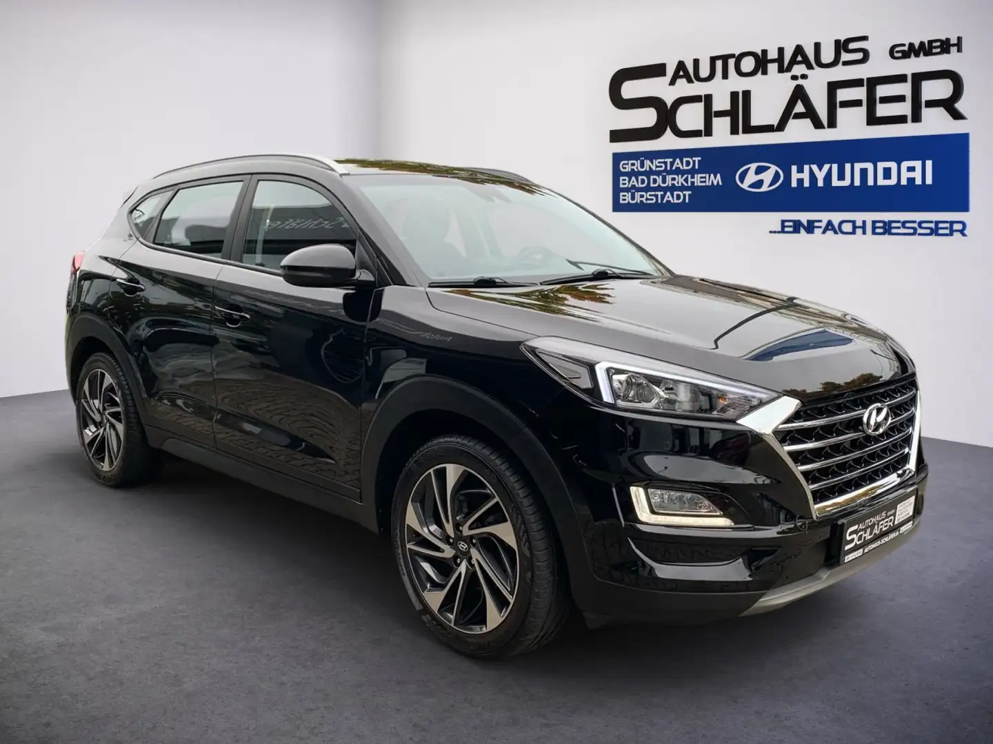 Hyundai TUCSON TUCSON 1.6 Turbo 7-DCT Trend Navi AHK 1Hd. Schwarz - 2