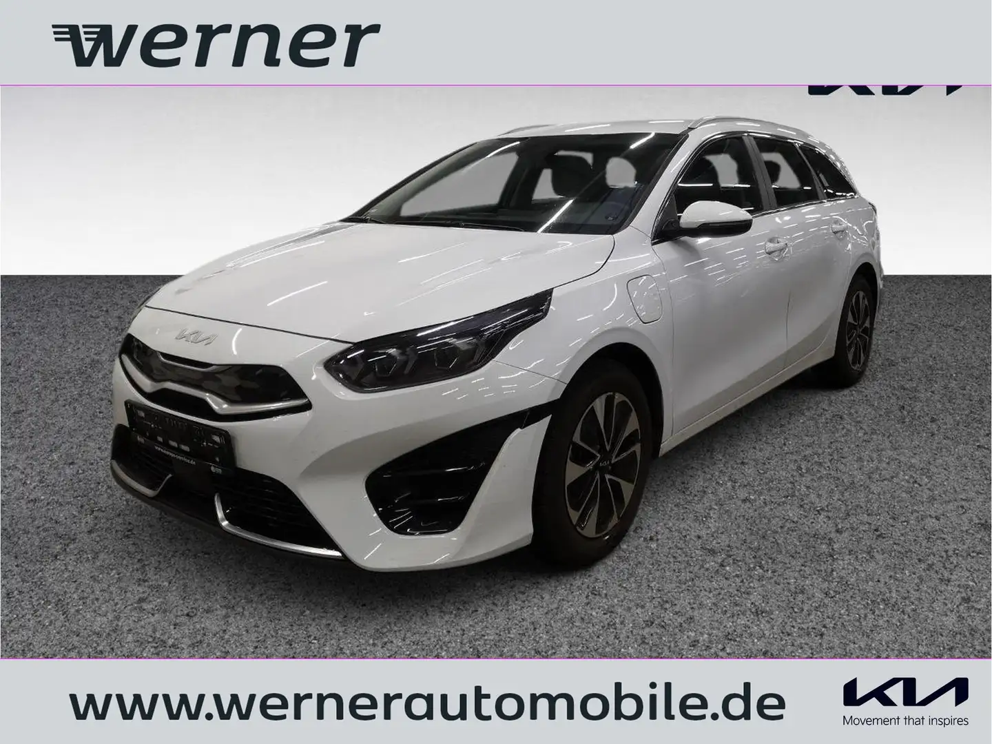 Kia Ceed SW 1.6 PHEV Vision Komfort Paket Biały - 1