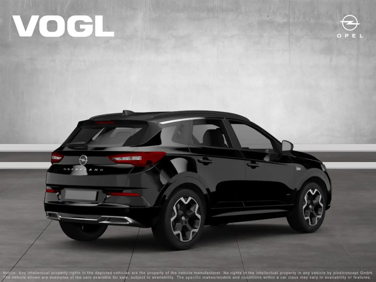 Opel Grandland GS 1.2 T-Direct-Injection 130PS MT6 GS Line Schwarz - 2