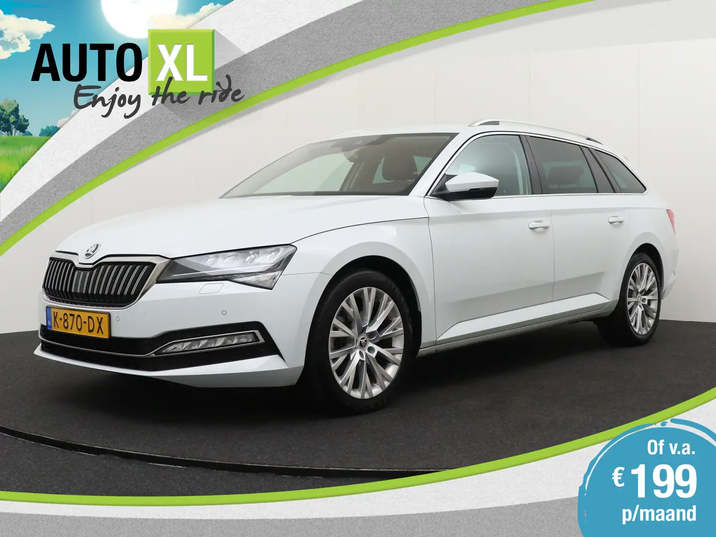 Skoda Superb Combi 1.5 Aut. TSI 150 PK Sport Camera Memory Adap Blanco - 1