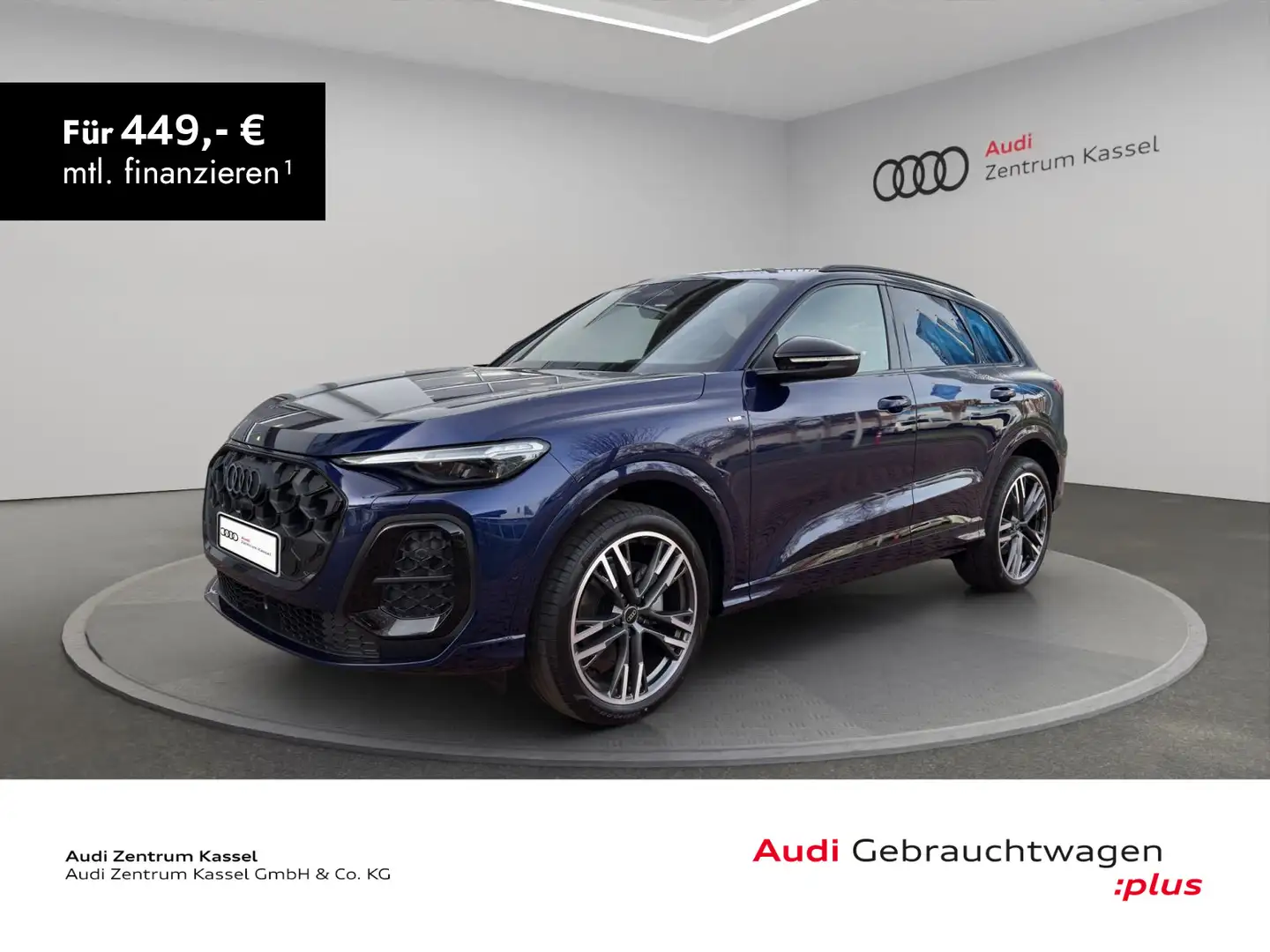 Audi Q5 TFSI S line Matrix Navi 360° AHK 21" Blau - 1