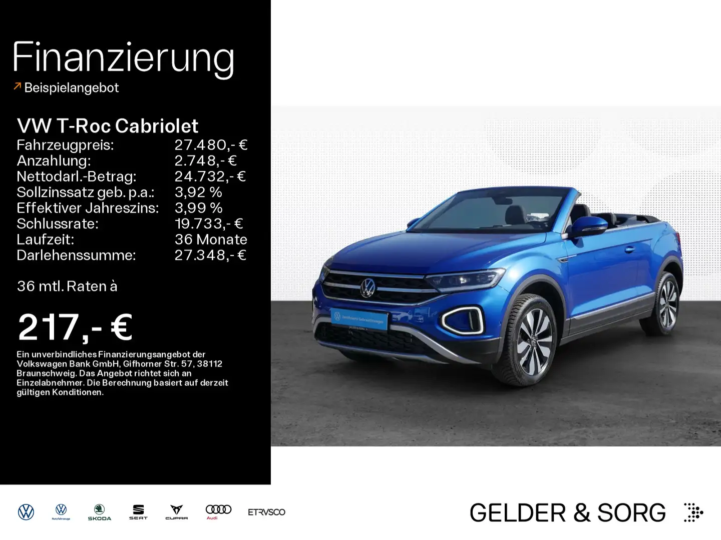 Volkswagen T-Roc Style 1.0 TSI Stand*RFK*AHK*ACC Blau - 1
