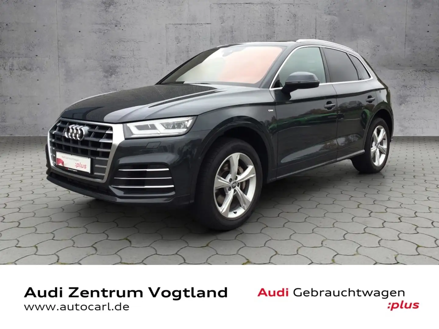 Audi Q5 sport 45TDI qua Tiptron/S line/B&O/Navi/RFK/LED q Grau - 1