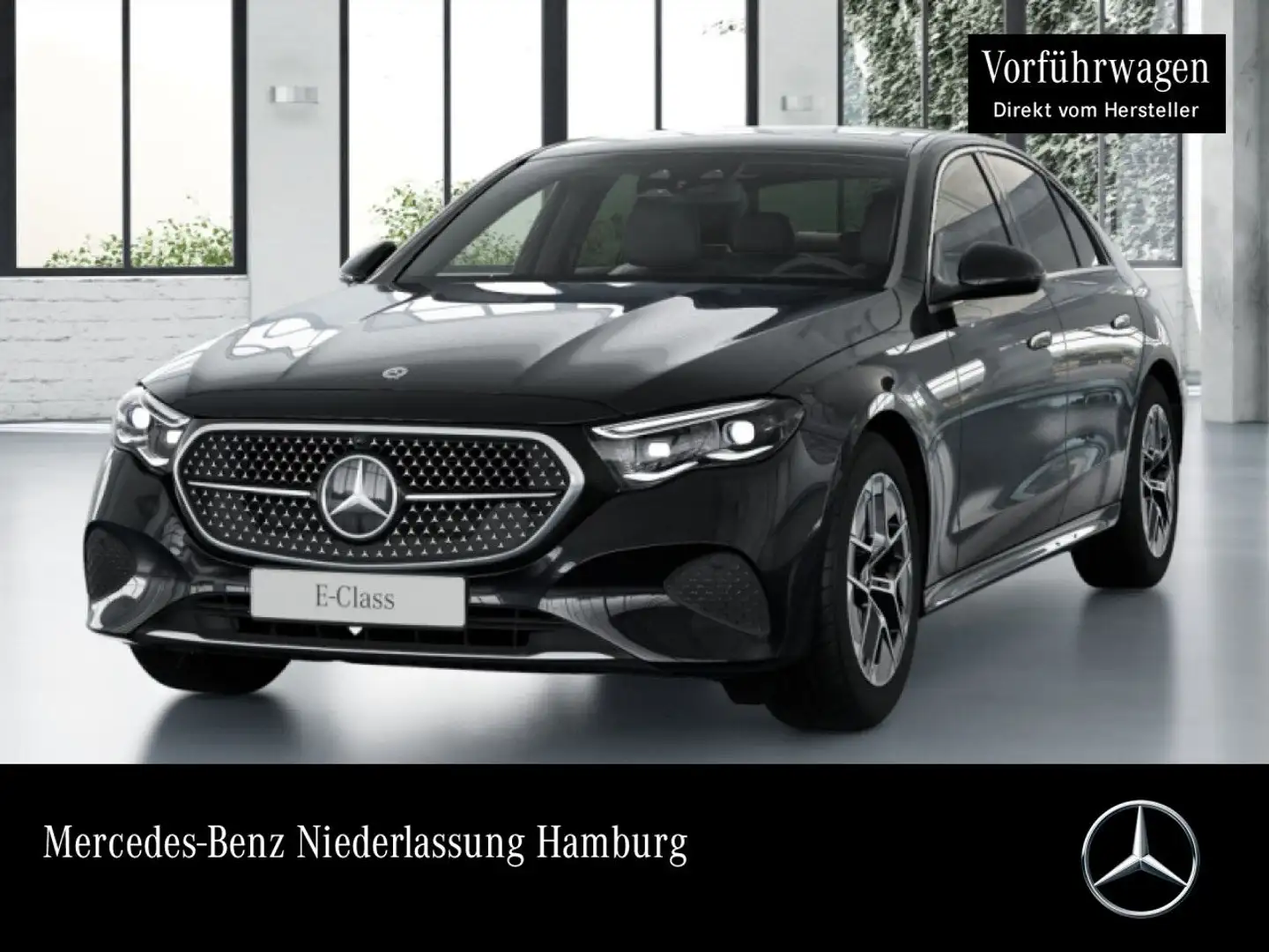 Mercedes-Benz E 200 d Edition Avantgarde Fahrass 360° Pano PTS Schwarz - 1