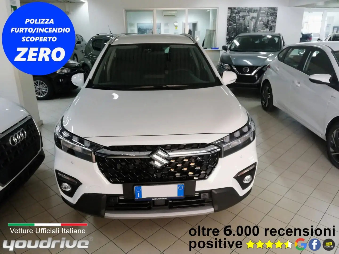 Suzuki S-Cross 1.4 Hybrid Top Білий - 1