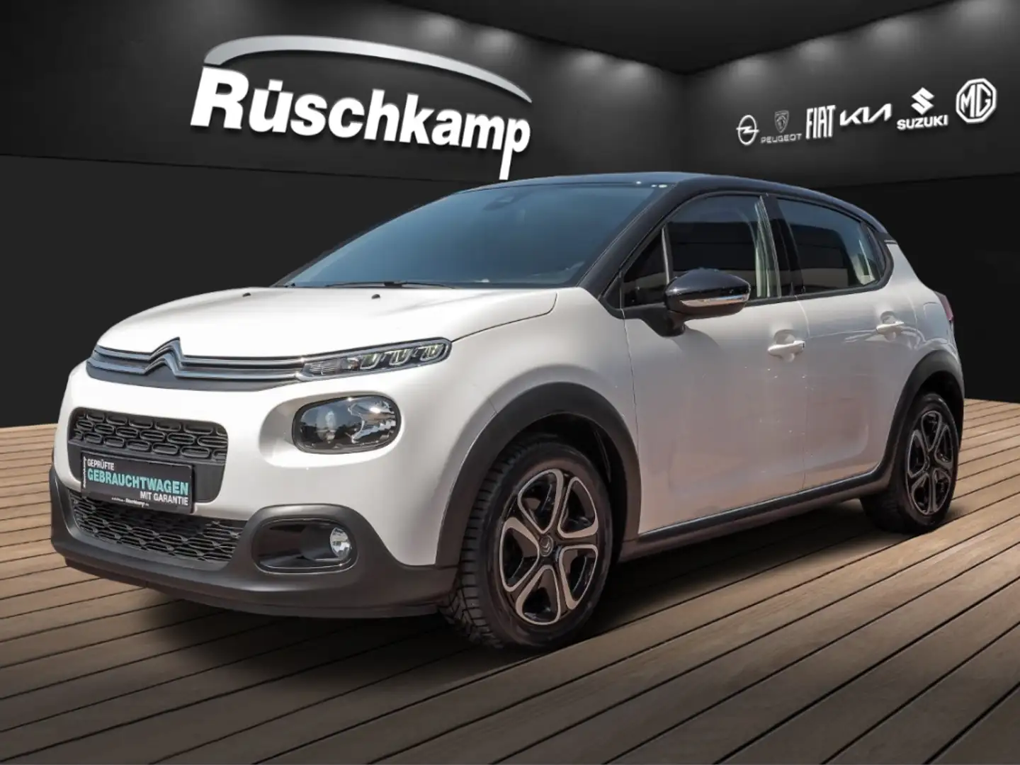 Citroen C3 Shine SHZ PDC Klimaautom Temp. Weiß - 1