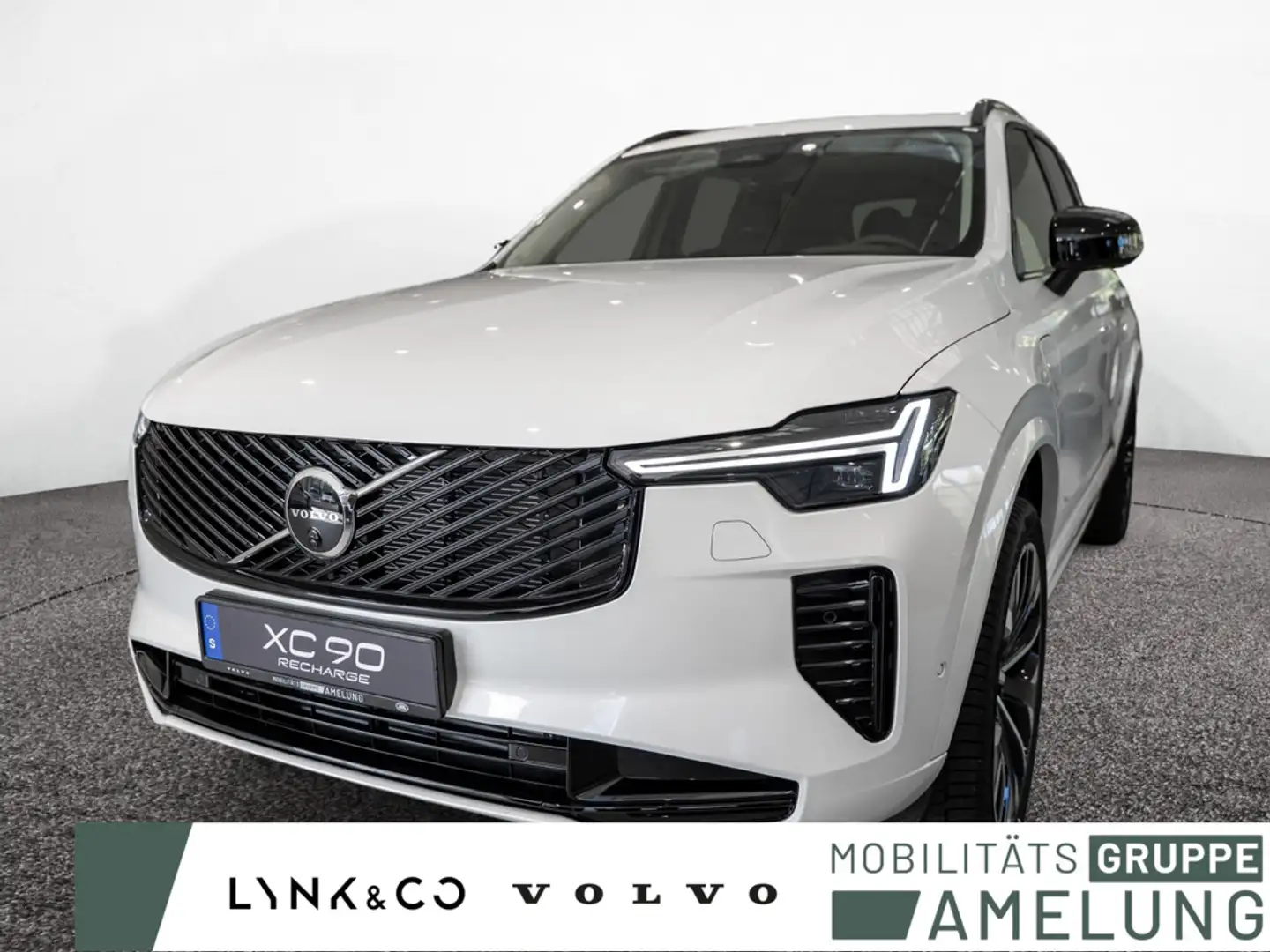 Volvo XC90 T8 Plus Dark Recharge Plug-In Hybrid AWD Bianco - 1