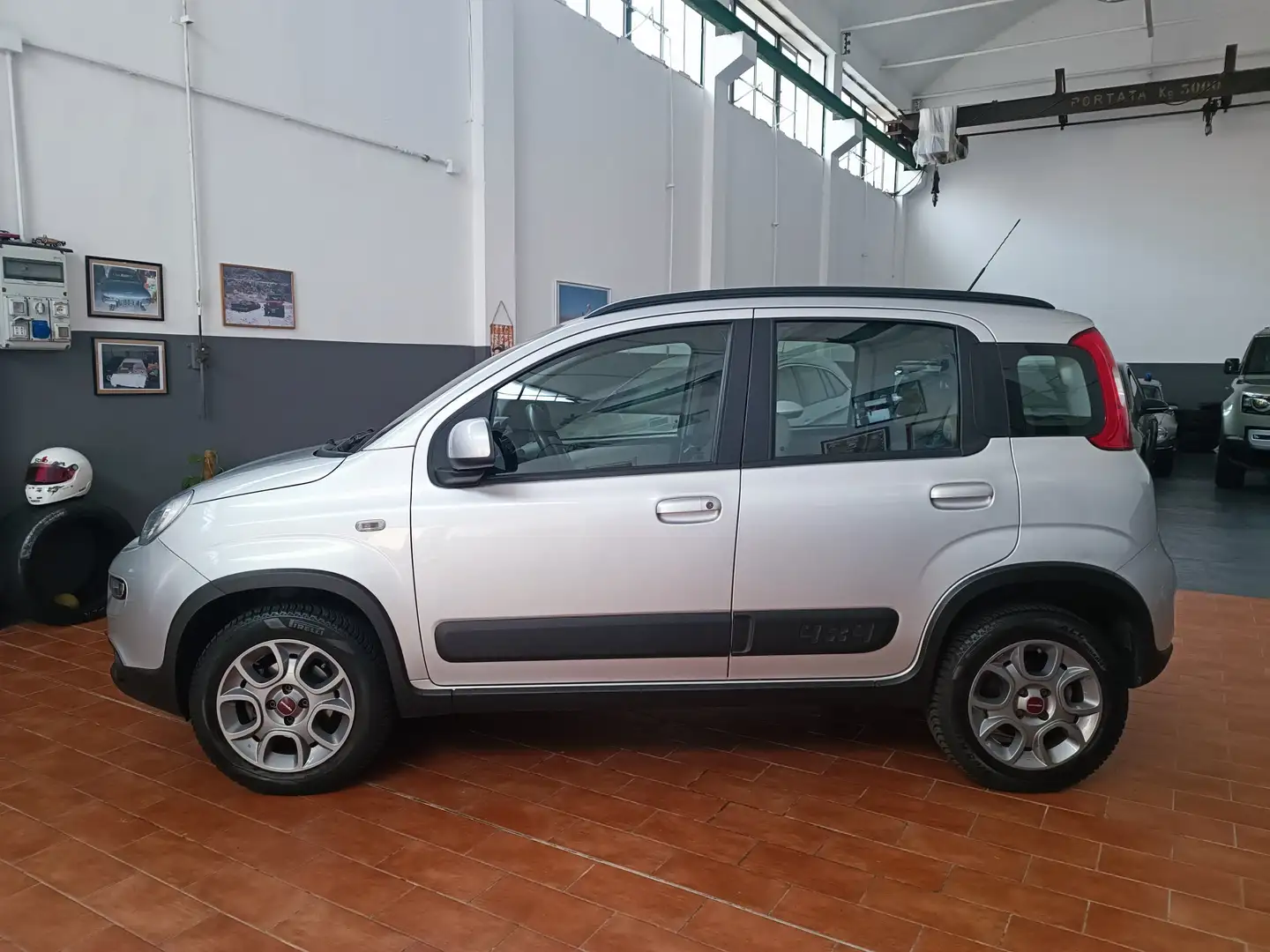 Fiat Panda III 0.9 t.air turbo 4x4 85cv 76000 km! Gris - 2
