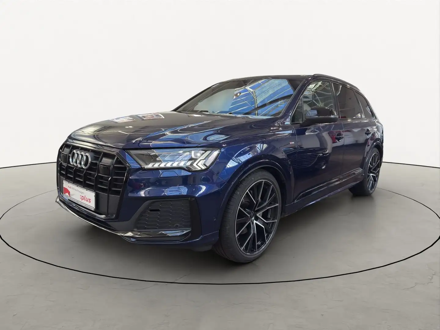 Audi Q7 50 TDI Q 2x S LINE LM22 PANO S-SITZE ST.HEIZ Blau - 2