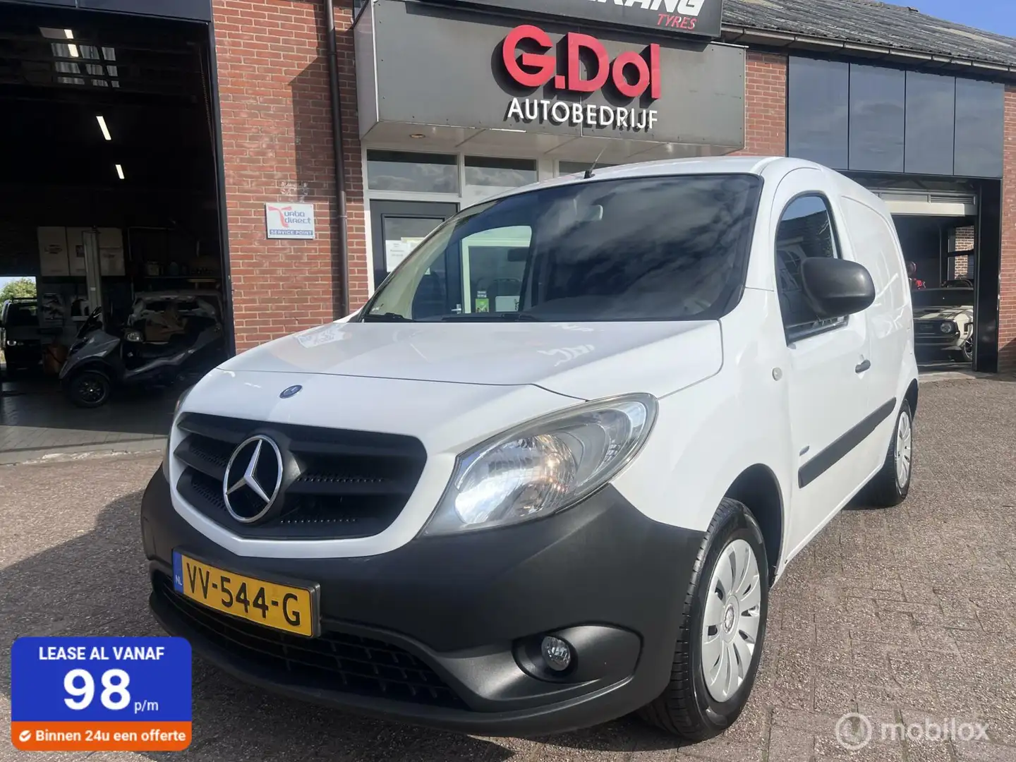Mercedes-Benz Citan bestel 108 CDI BlueEFFICIENCY Kort Wit - 1