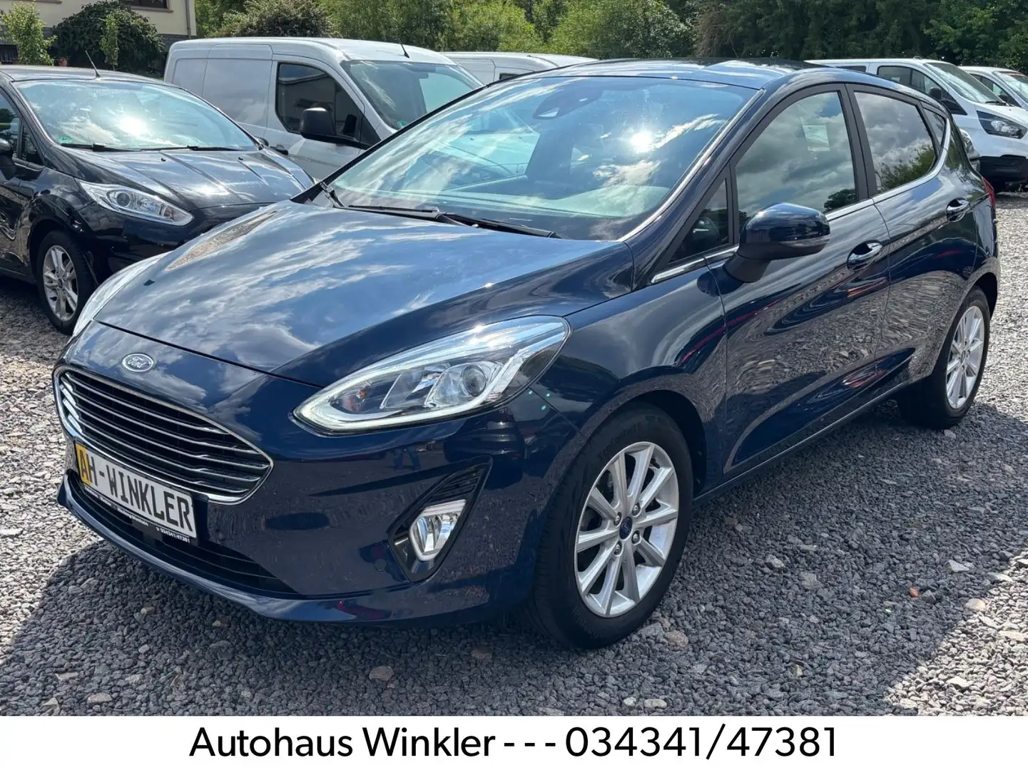 Ford Fiesta Titanium LED DAB+ Kamera Winterpaket ACC Azul - 1