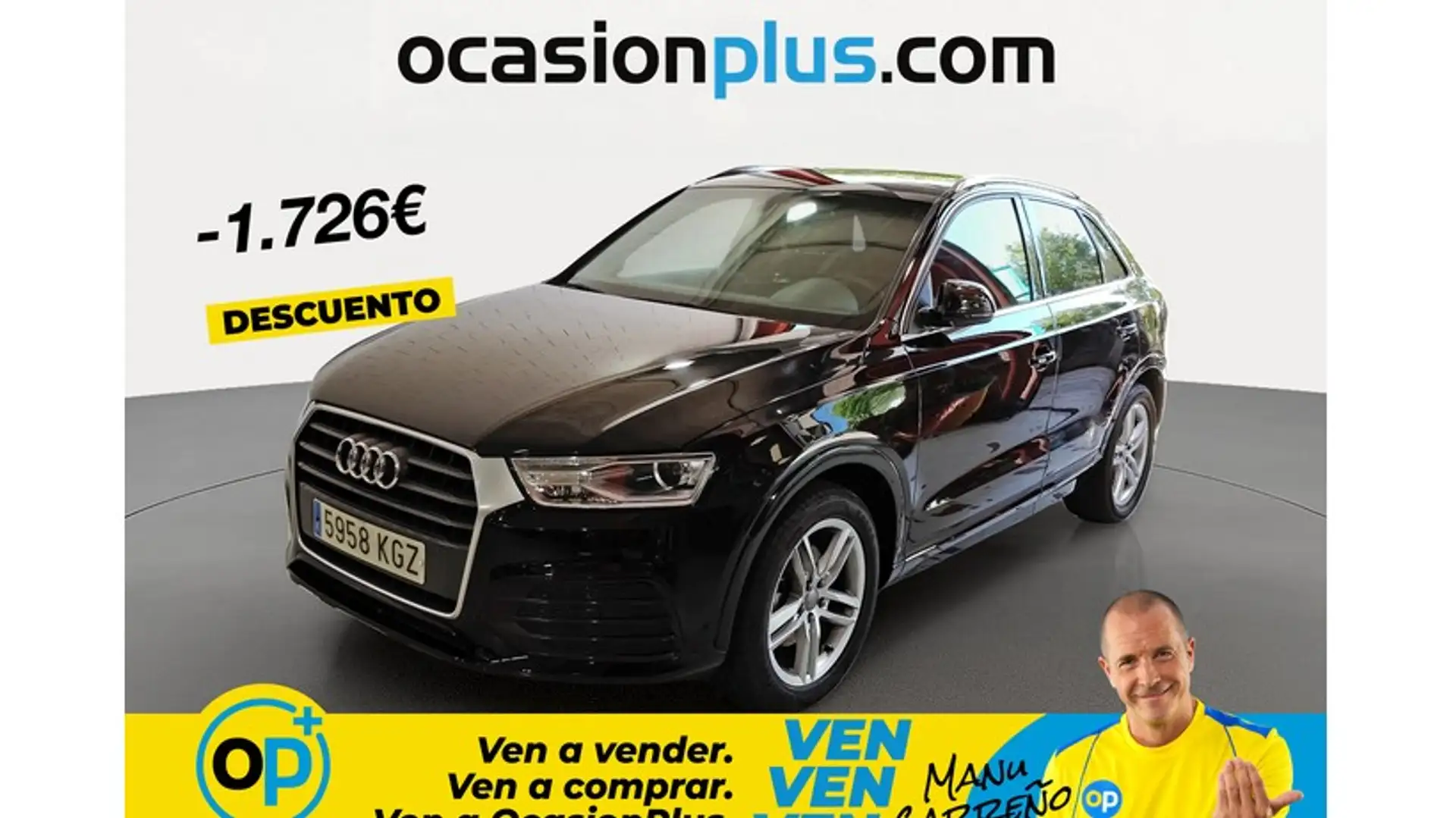 Audi Q3 1.4 TFSI CoD Sport edition S tronic Negro - 1