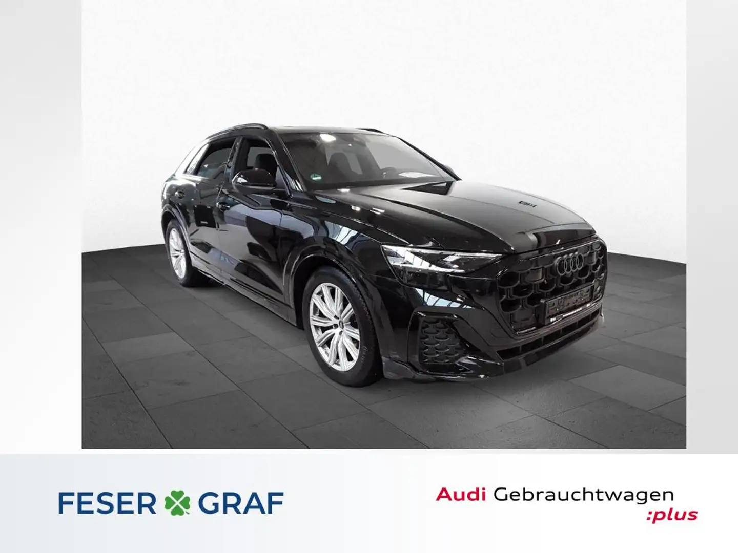 Audi Q8 SUV 50 TDI qu 2x S line-Pano-AHK-Matrix-B&O Schwarz - 1