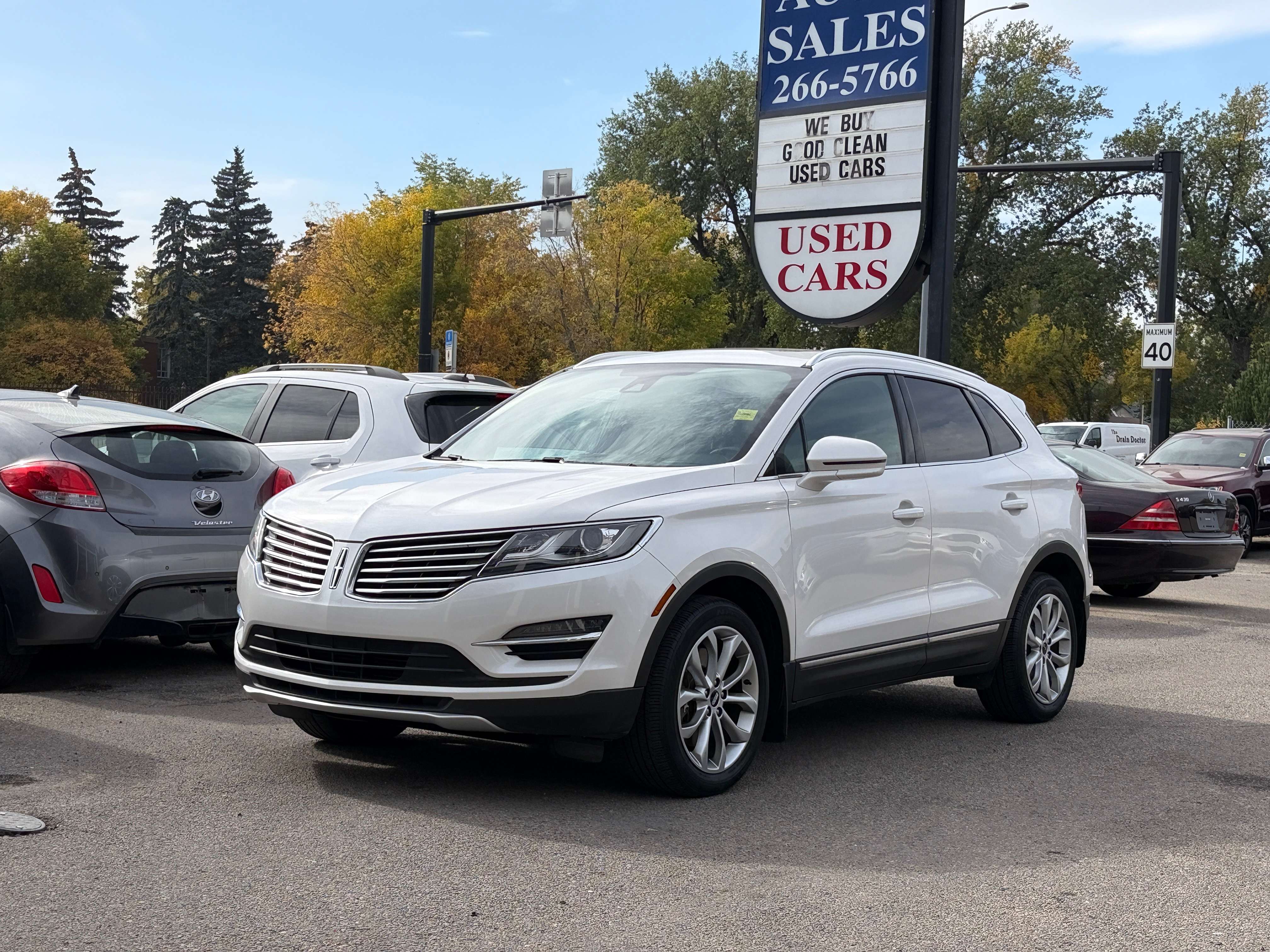 White 2017 Lincoln MKC SUV / Crossover All-Wheel Drive 6-Speed Automatic