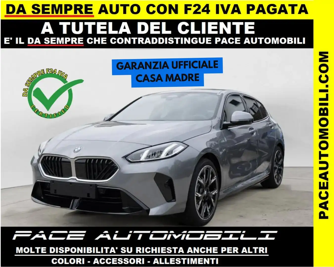 BMW 120 i M SPORT MSPORT 18" M-SPORT LED PDC NAVI KAMERA Grigio - 1