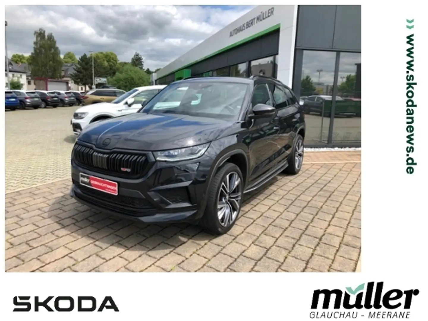Skoda Kodiaq RS 4x4 DSG Matrix Nav AHK St.Hzg Schwarz - 1