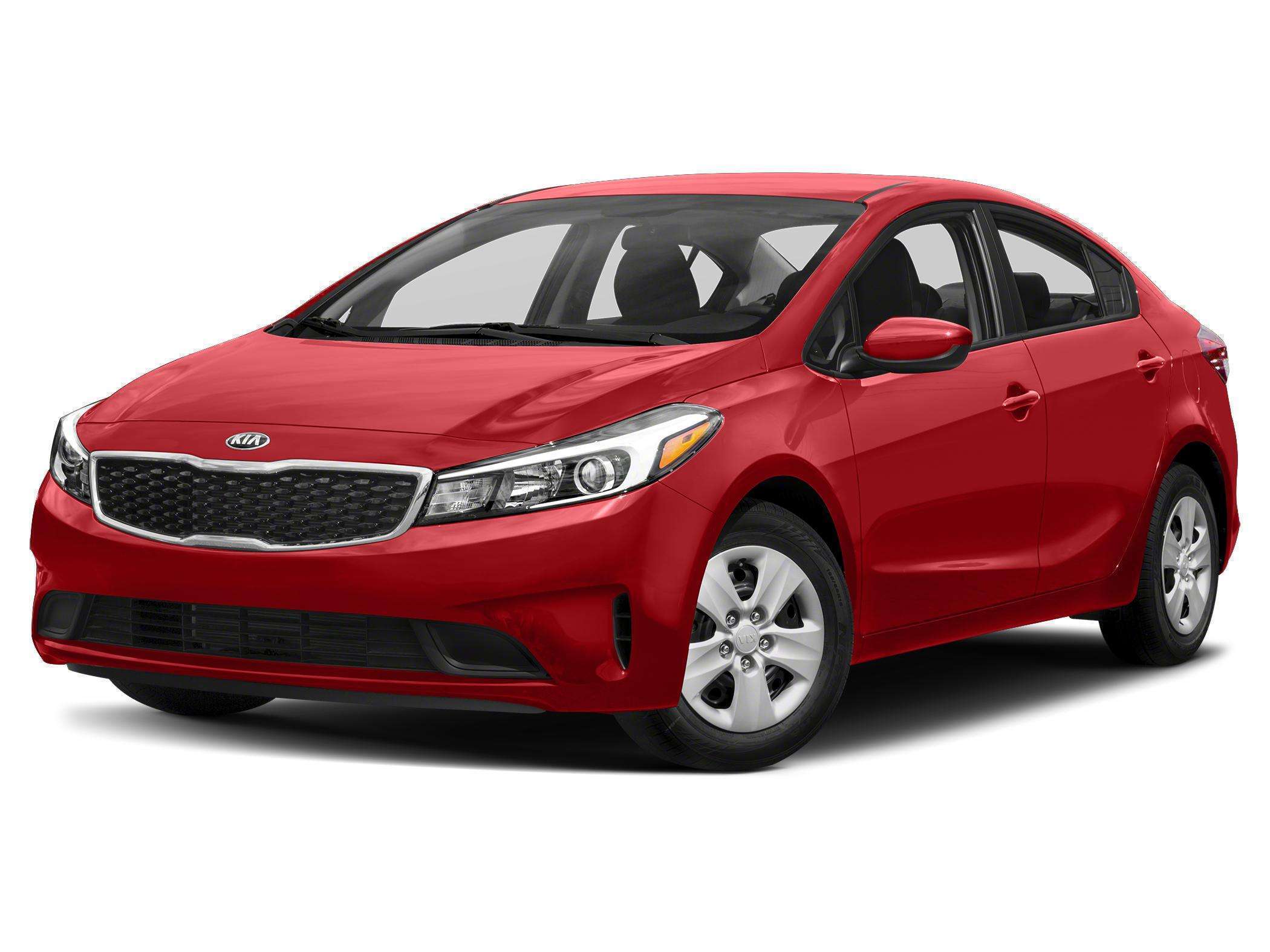 Red 2018 Kia Forte Sedan Front-Wheel Drive 
