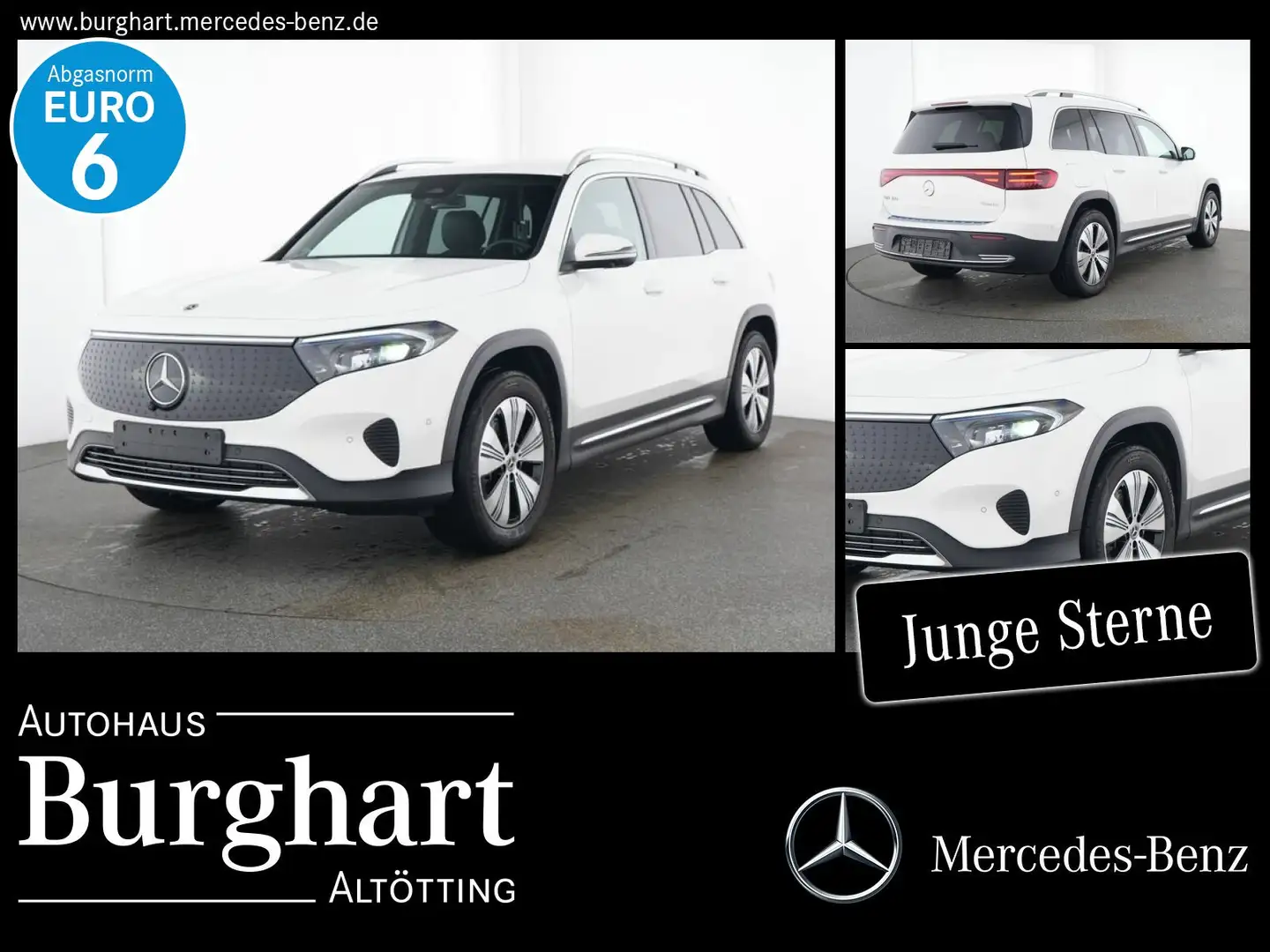 Mercedes-Benz EQB 300 EQB 300 4M Progressive/Navi/Klima/LED Park-Assist. Blanc - 1