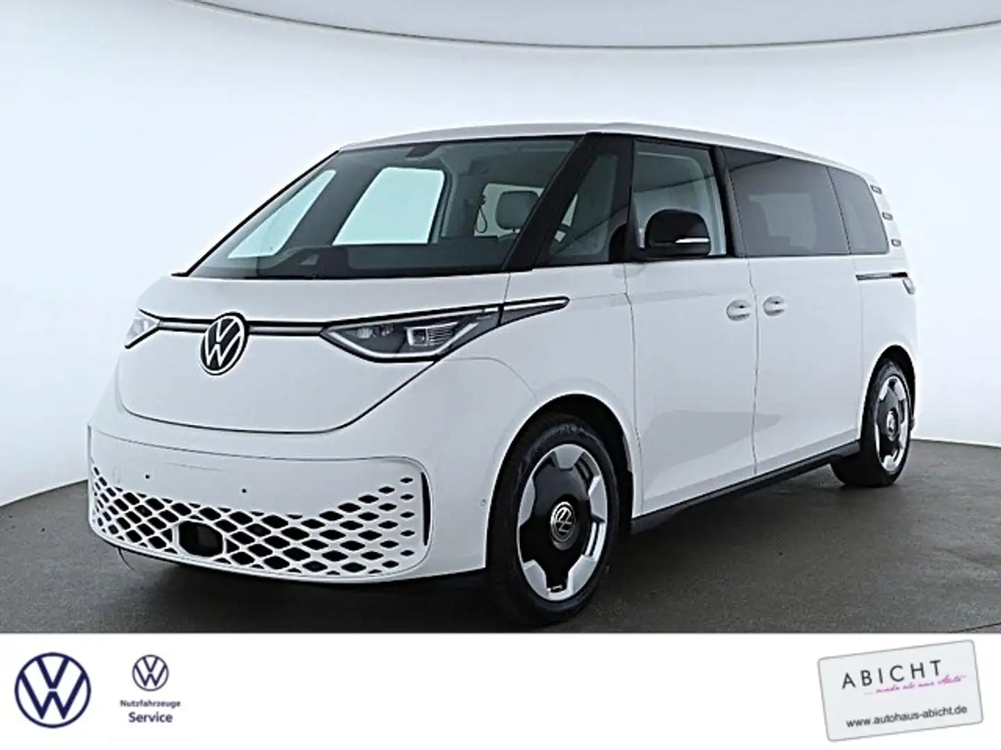 Volkswagen ID. Buzz Pro 286PS 86kWh AHK Winterr. Panoramadach Anschlus Weiß - 1