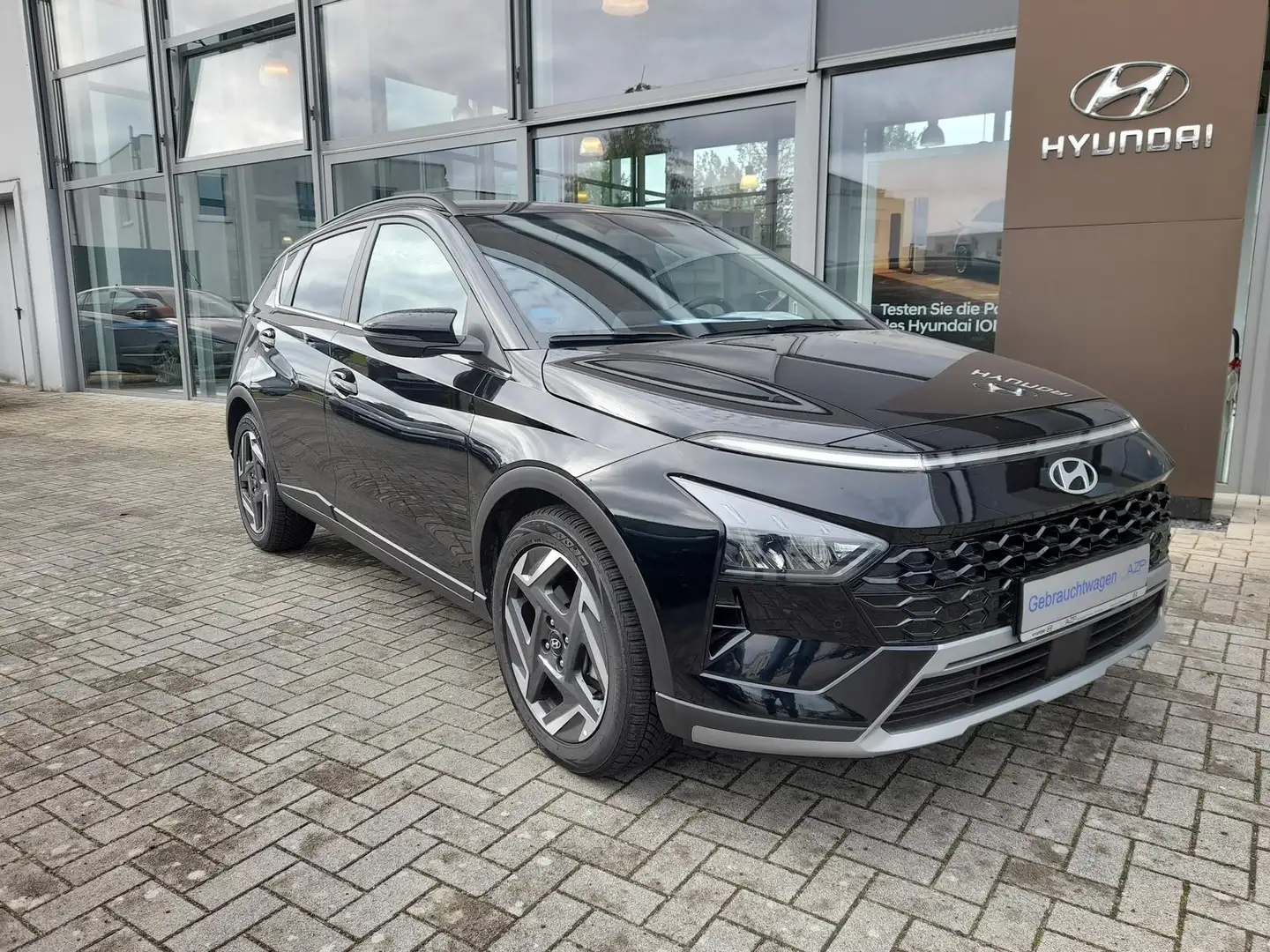 Hyundai BAYON FL 1.0 T-GDI 7-DCT Prime.LED.Navi.Klimaaut. Schwarz - 2