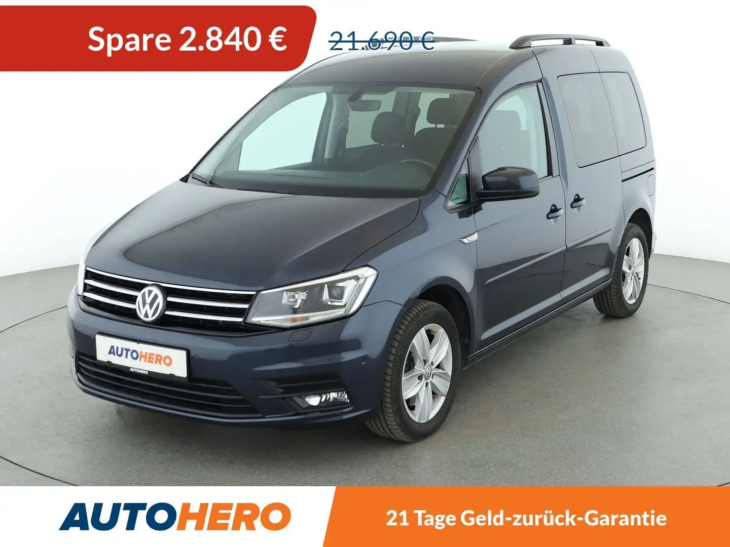 Volkswagen Caddy 2.0 TDI Comfortline BMT *BI-XENON*TEMPO*PDC*SHZ* Grau - 1