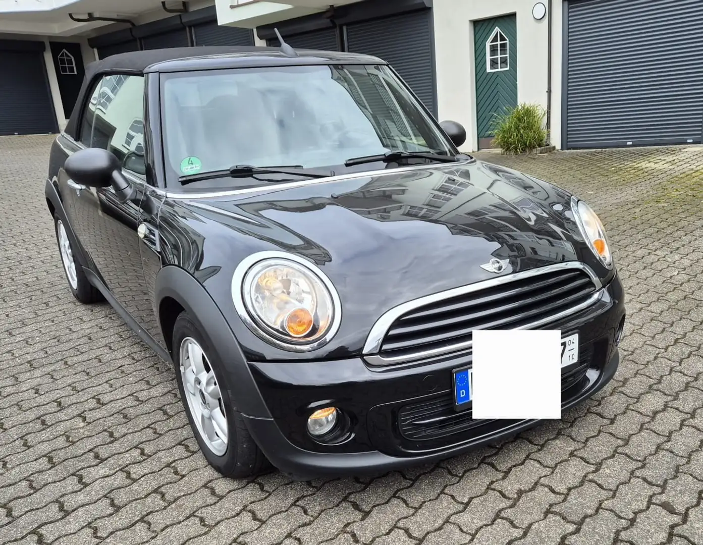 MINI One Cabrio TopKlima - nur 45.454 km – EVerdeck – Top gepflegt Zwart - 1