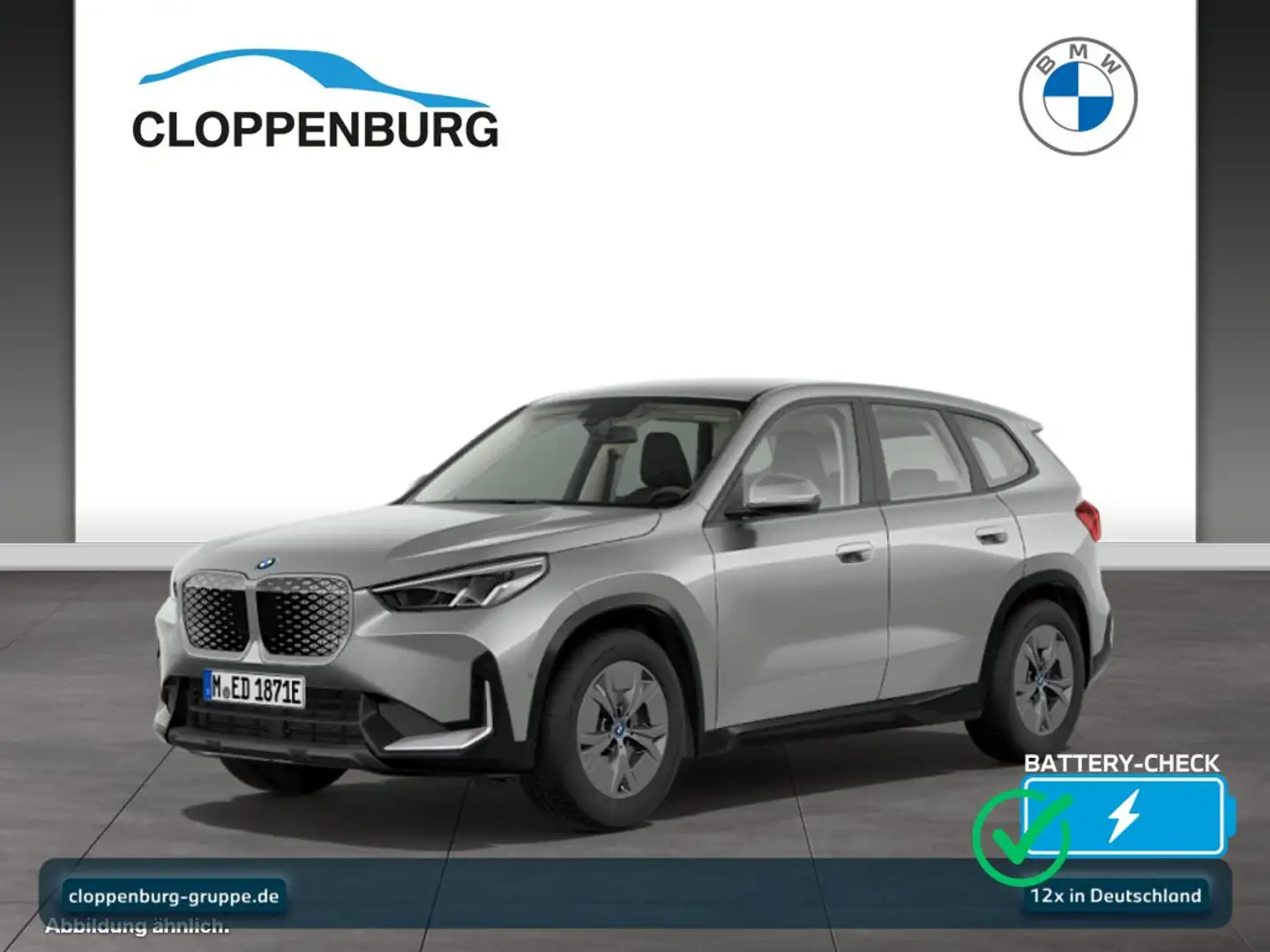BMW iX1 xDrive30 SHZ+HiFi+Ambi+Sportf+BT+S/S-AT+ZV Silber - 1