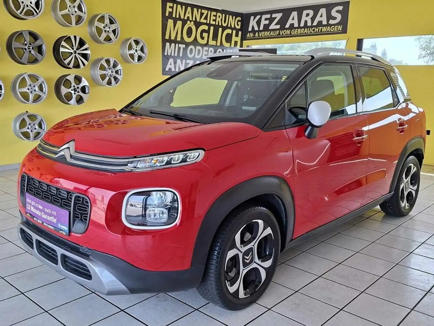 Citroen C3 Aircross Shine, PDC, RFK, NAVI, LED, AHK Rot - 1