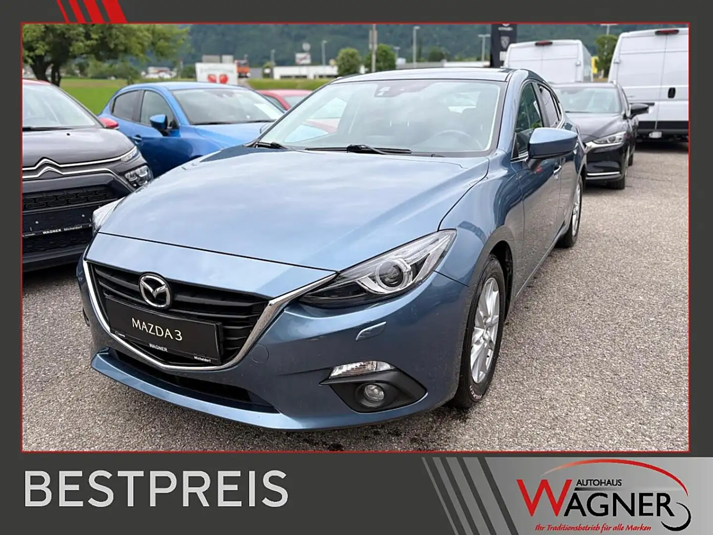 Mazda 3 Mazda3 Sport G100 Attraction Blau - 1